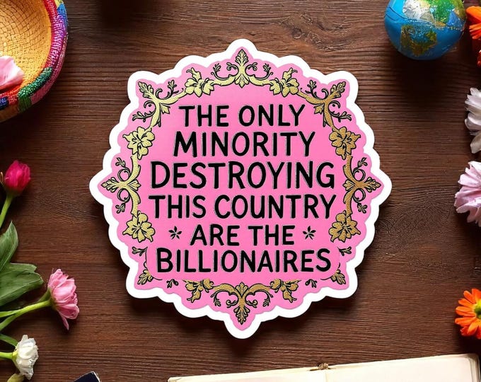 The Only Minority | Womens Rights | Anti Trump | Roe v Wade | Coat hanger | Bumper Sticker Window Sticker Gifts for Her Women's Sticker
