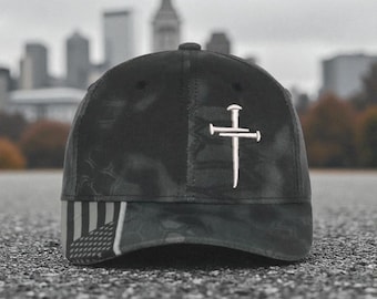 Jesus Christ  Cross Hat Christian Hat for Men Women Jesus  Cross Typhoon hat and NEW CHALLENGE COIN