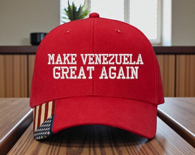 Make Venezuela Great Again Embroidered Adjustable or Fitted Ball Cap