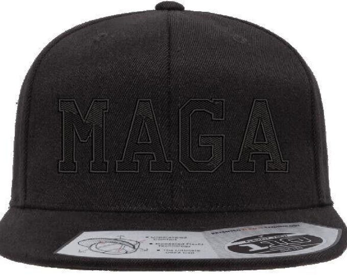 MAGA Trump 2025 Hat - Dark MAGA Trump Elon Musk Make America Great Again Hat 110F