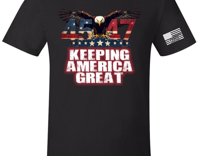 Trump T-Shirt Keeping America Great Short Sleeve Shirt Gulf of America Style