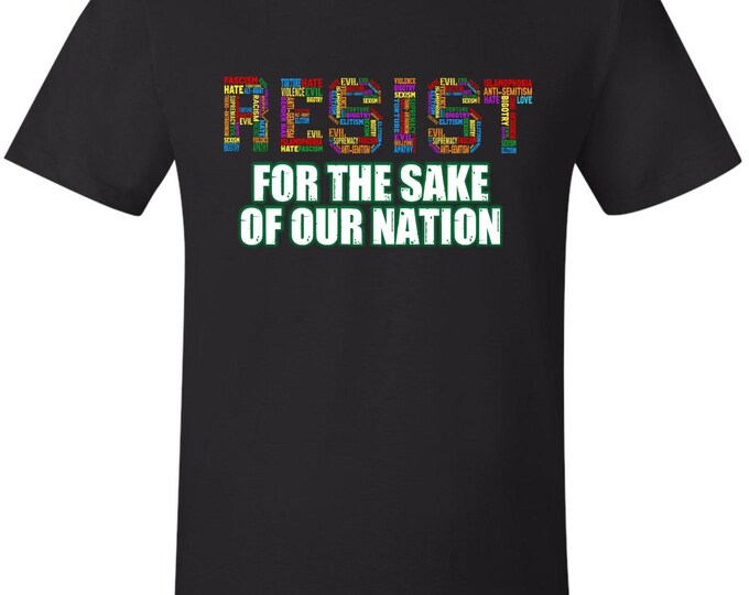 Resist Tshirt Anti Trump Multi Color Not My President Printed Political Tshirt