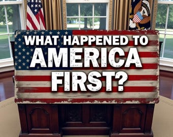 America First Bumper Political Bumper Sticker - Buy one get one free - Various Sizes