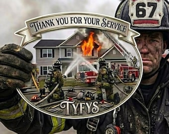 Firefighter Decal - TYFYS Thank you for your service Fire Department Decal tiktok