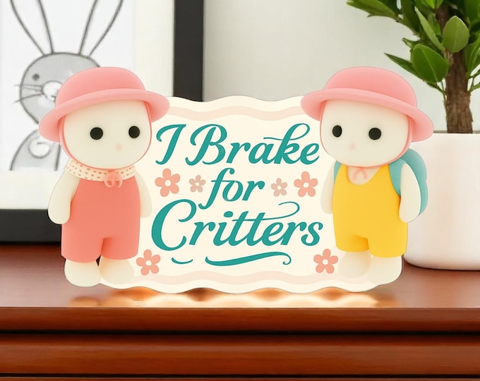 I brake for... bumper sticker | cute bumper sticker, coquette bumper sticker, car sticker, animal bumper sticker, cat bumper sticker