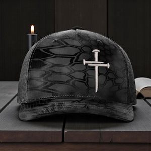 White Hat With Cross - Etsy