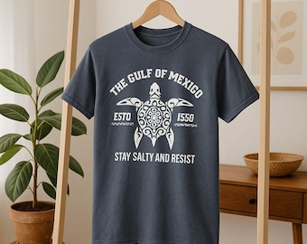 Gulf of Mexico Stay Salty Resistance Shirt, Resist Shirt, Anti Trump Shirt, Democrat Shirt, Democrat Gift Shirt & FREE Bumper Sticker