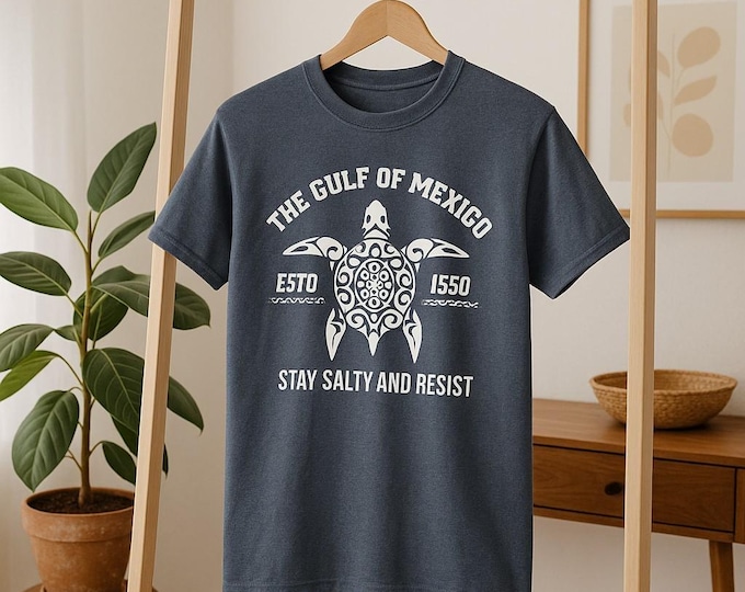 Gulf of Mexico Stay Salty Resistance Shirt, Resist Shirt, Anti Trump Shirt, Democrat Shirt, Democrat Gift Shirt & FREE Bumper Sticker