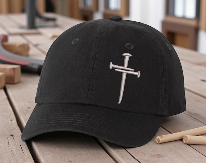 Christian Cross Baseball YOUTH Cap Religious Christian Cross Design, Black VC300Y Adjustable Kids Hat Christianity Bible Scriputre Church