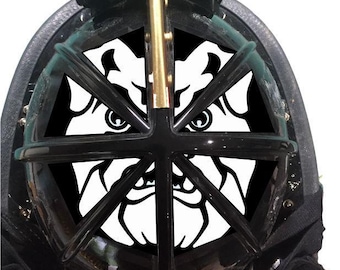 Firefighter Decal Firefighter Sticker Firefighter Helmet Flag 8 Section Reflective BULLDOG Decal Helmet not included