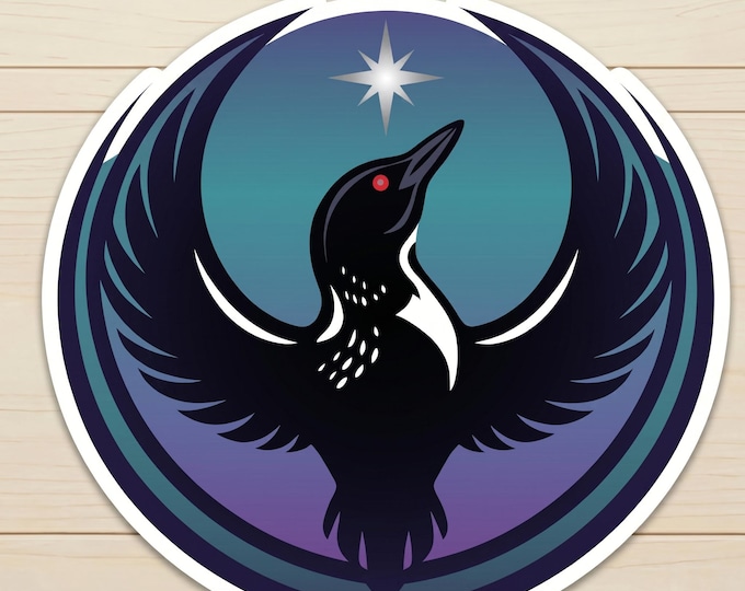 Anti ICE MN Protest Sticker, Rebel Loon Aurora Design, Resist Movement Waterproof Vinyl Decal