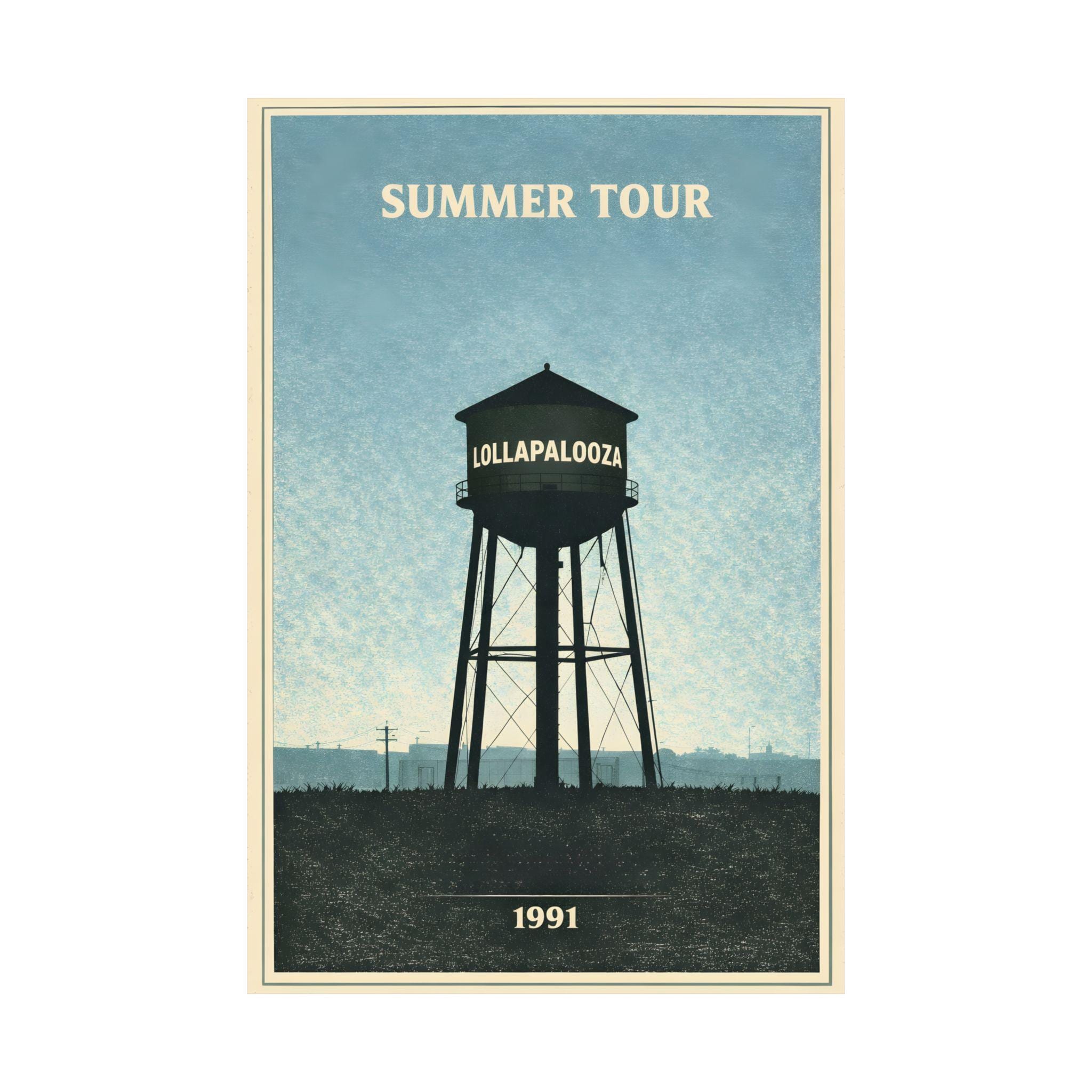 Lollapalooza Vintage Festival Posters - Etsy