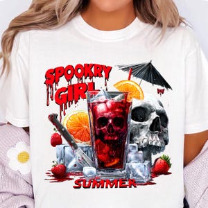 Spooky Summer Halloween Sublimation Png, Ice Cream Horror Png, Funny Halloween Png, Vintage Summer png, Halloween Horror Characters
