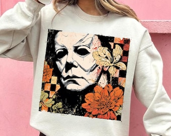 Halloween fall boho horror movie Png, Retro Halloween png, Horror Movie Png, Horror Halloween Sublimation, Scary Movie Png, Horror Png