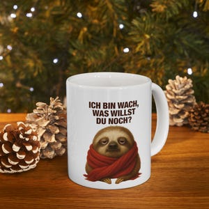 Lustige Faultier Tasse Geschenk für Tierliebhaber  Süße Kaffeetasse Witzige Keramiktasse Originelle Home Deko  Frühstückstasse