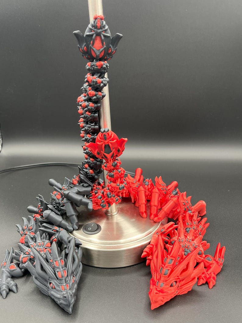 3D Printed Magnetic Dragon Black Widow Adult Etsy