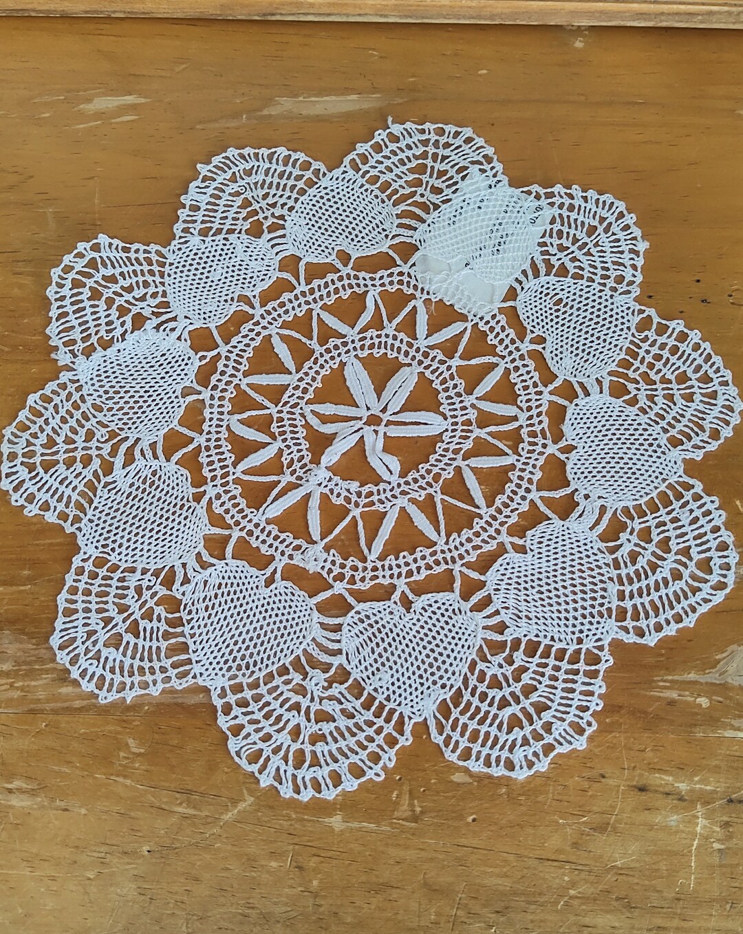 Vintage Lace Doily Doilies Cluny Needle Lace Doilies 10 Inches Round