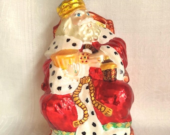 Vintage Christopher Radko Christmas Ornament X Large OLD KING COLE 199-062-0