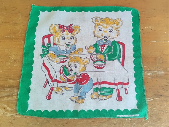 Vintage Childrens Kids Hankie Hanky Handkerchief … - image 4