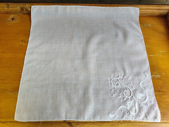 Monogram T Vintage Hankie Handkerchief Wedding Be… - image 8