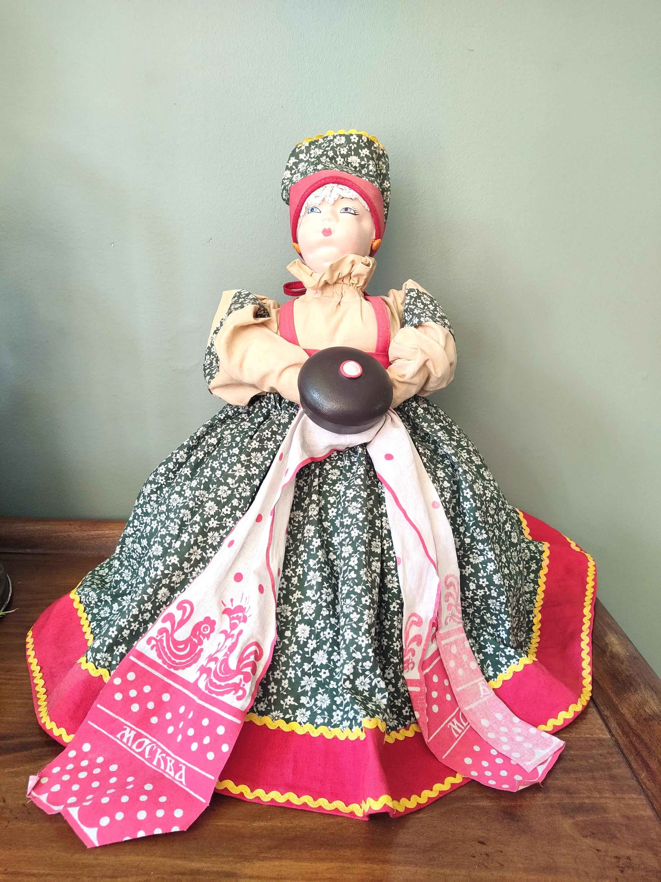 Vintage Large Russian Tea Cozy Doll Teapot Warmer Mockba - Etsy
