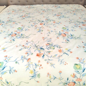 Vintage Twin Floral Flat Sheet by Pacific
