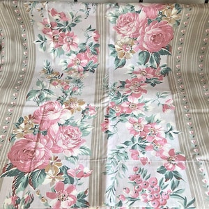 Vintage King Size Floral Pillow Cases Percale by Lady Pepperell New Old Stock