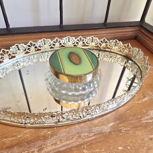 Vintage Art Deco Vanity Dresser Jar