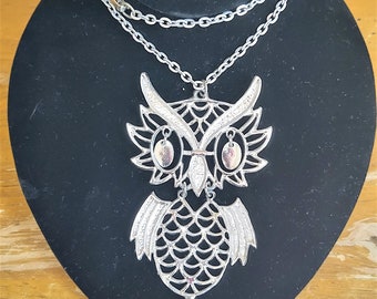 Vintage Owl Necklace