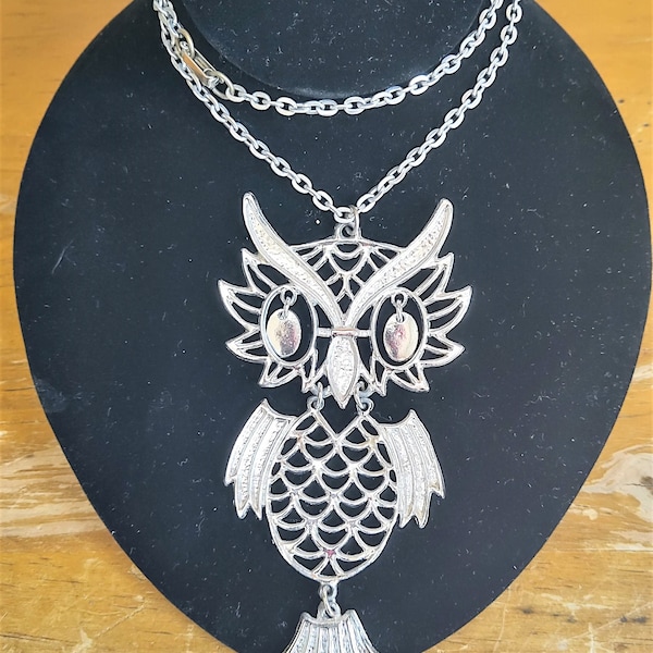 Vintage Owl Necklace