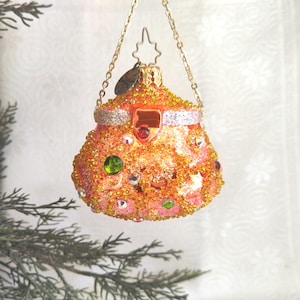 Vintage Christopher Radko Christmas Jeweled SPARKLE PURSE 2006
