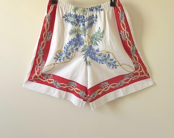 Pantalones cortos de mantel vintage de Mountain Rags WISTERIA