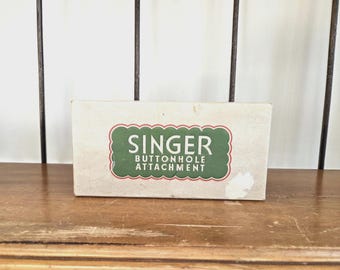 Vintage Singer Buttonholer Simanco #121795