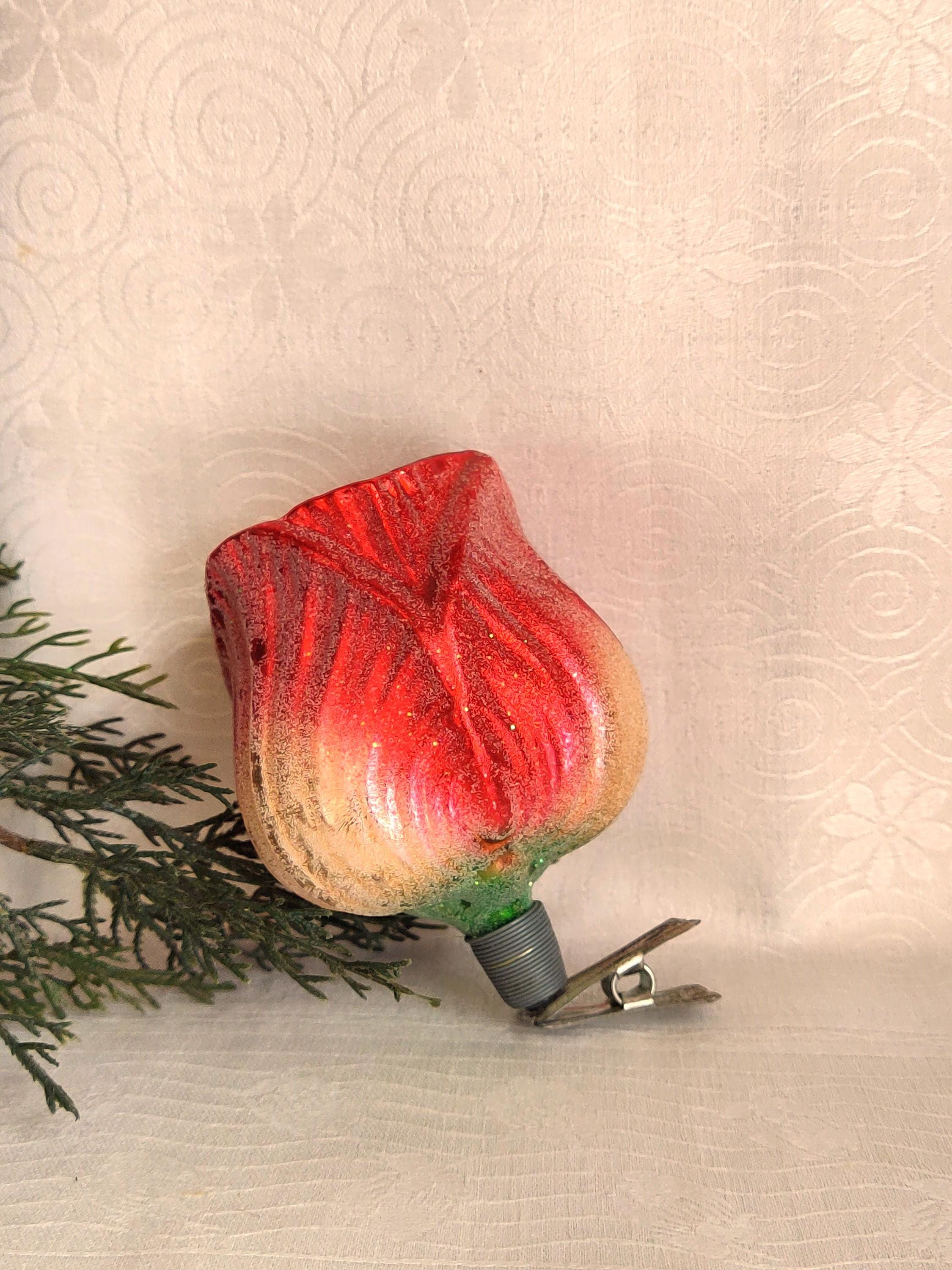 Vintage Christopher Radko Clip On Christmas Ornament BLOOMERS 94-354-2 RARE