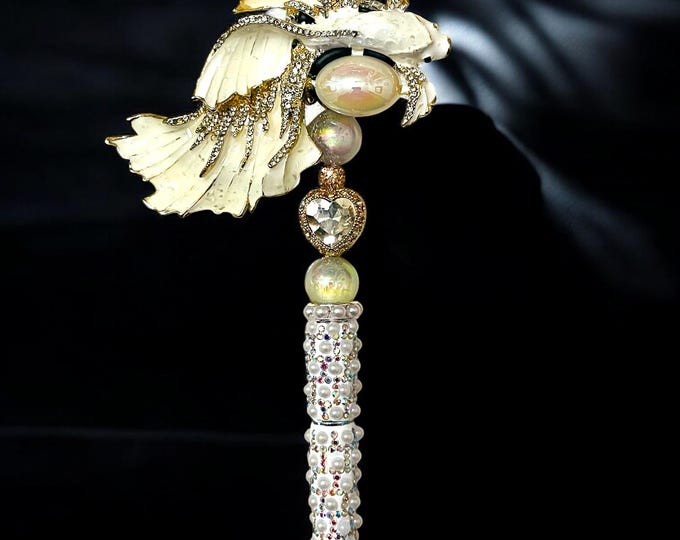 Elegant Koi Fish Rhinestone Pen