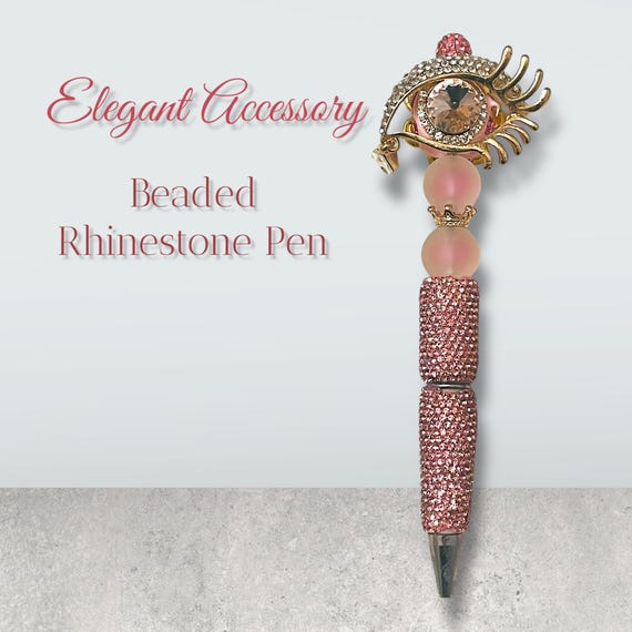 Tear Drop Eye Rhinestone Pen