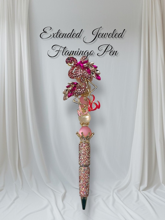 Rhinestone Flamingo Stylus/Pen