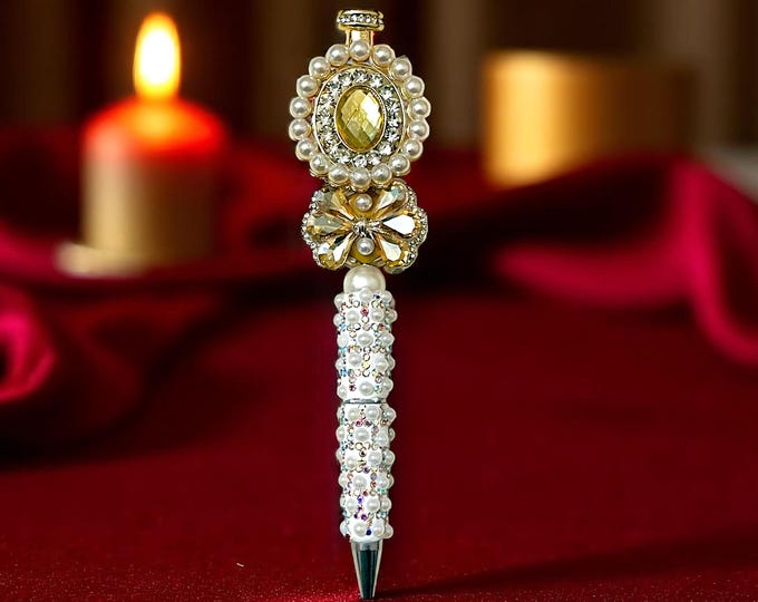 Pearl Perfume Bottle Pen