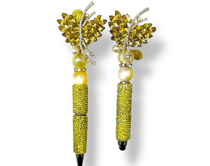 Jeweled Rhinestone Pen/Stylus Set