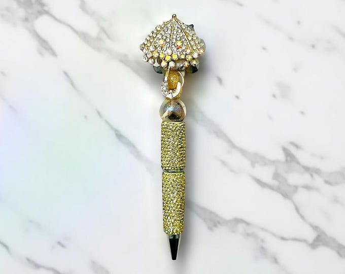 Rhinestone Umbrella Pen