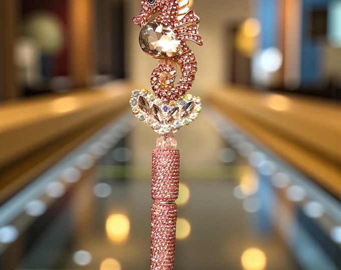 Crystal Pink Rhinestone Pen: Jeweled Desk Accessory