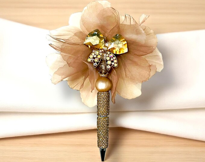 Crystal and Rhinestone Pen
