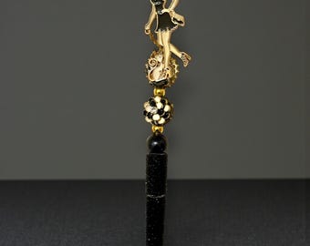 Chic Lady Rhinestone Pen: Jeweled Desk Accessory