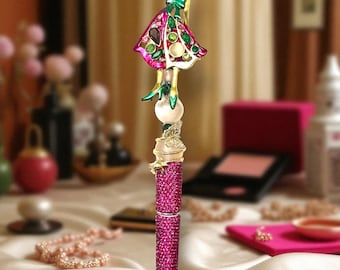 Rhinestone Pen: Jeweled Lady Desk Accessory
