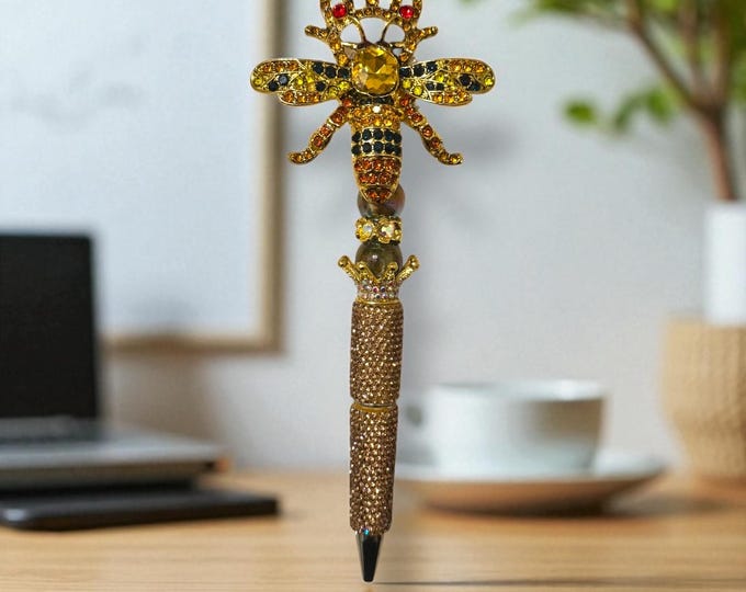 Queen Bee Rhinestone Pen