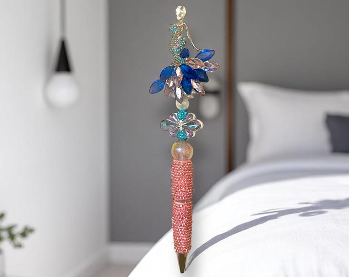 Beautiful Dancing Lady Rhinestone Pen