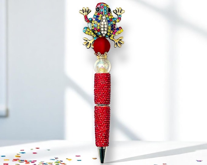 Jeweled Frog Pen