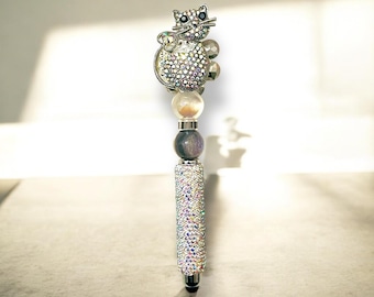 Jeweled Kitty Stylus