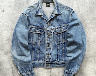 Vintage 60s Lee 101-J Denim Jacket / Size 42 / Made in USA / View