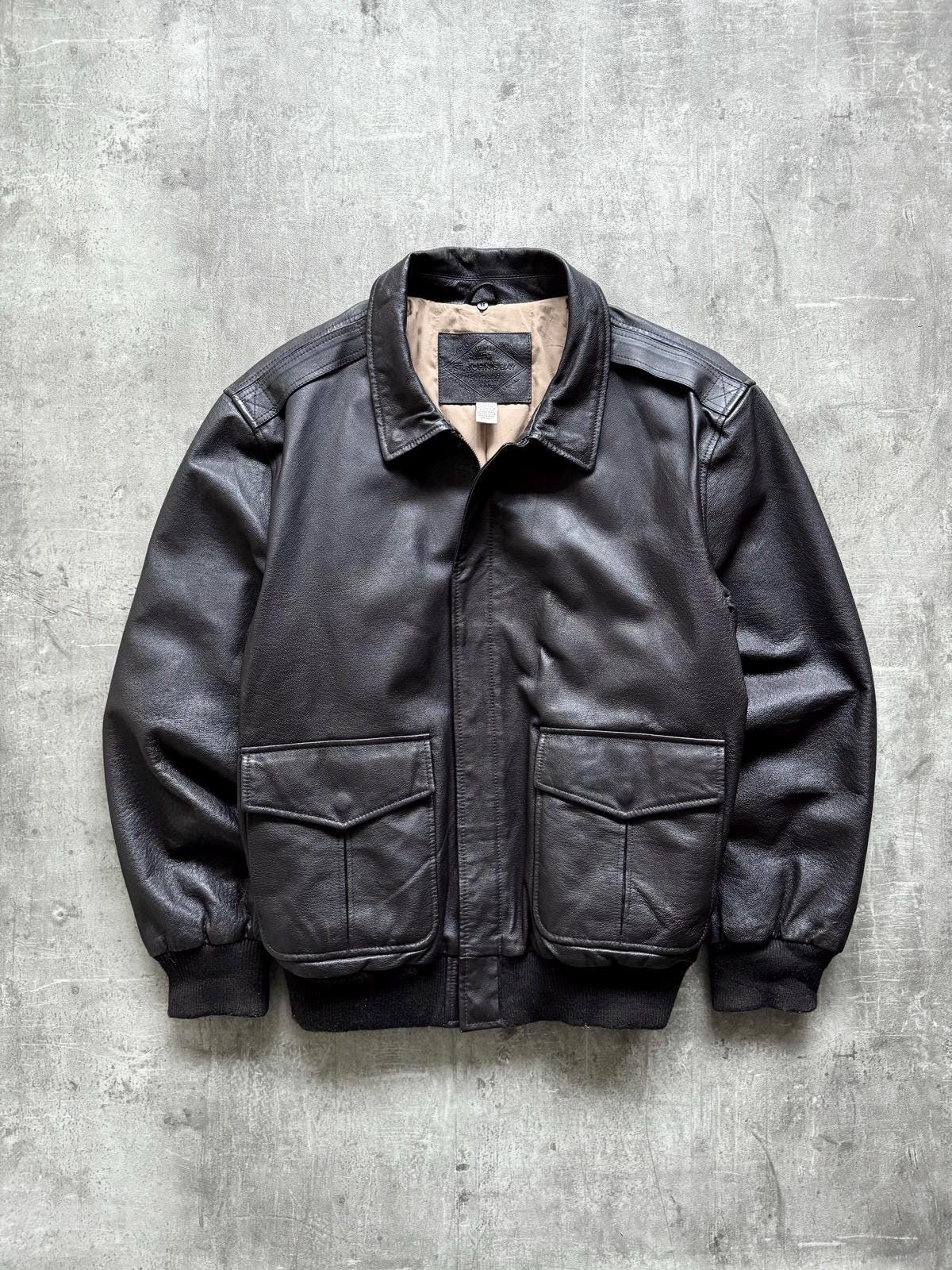 St Johns Bay Leather Jacket - Etsy Singapore
